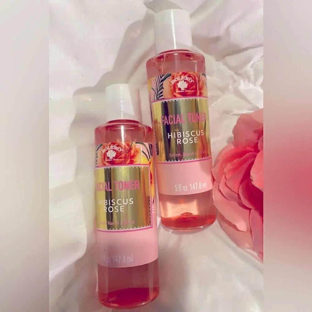 🌷Bolero Facial Toner Hibiscus 🌺 Rose Facial Serum 5FL OZ 147 .8ml
